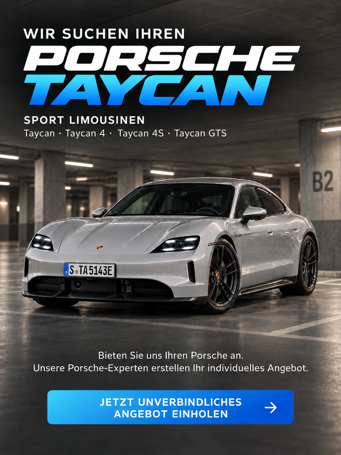 Porsche Taycan · Ankaufkampagne