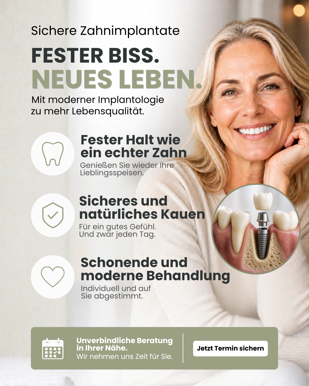 MKG Grafenberg · Zahnimplantologie-Kampagne